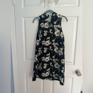 Lush (Francesca’s) floral mock neck shift dress